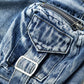 Ausgebleichter A Linien Denim Cargo Minirock