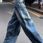 Blaue Amerikanische Vintage Boyfriend Jeans