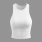 Rippenstrick Tank Top mit Nahtdetail