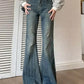 Blaue Vintage High Waist Flared Jeans