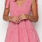 Allegra Red Mini Kleid met Vichy Caroma -patronen