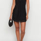Constantia Black Strapless Minikleid