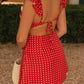 Agnola Minikleid – Rot mit Polka Dots