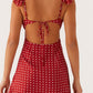 Agnola Minikleid – Rot mit Polka Dots