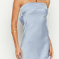 Eleonora Blue Strapless Mini Dress 