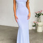 Robe Liliana Purple Maxi en réseau