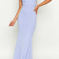 Robe Liliana Purple Maxi en réseau