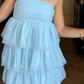 Bella Blue Mini Robe de fête