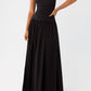 Zeta Maxikleid – Schwarz