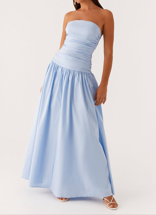 Ricciarda Maxi Dress – Blue
