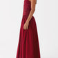 Amaranta Maxi Kleid - Merlot