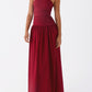 Amaranta Maxi Kleid - Merlot