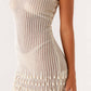 Armina Häkel Minikleid - Ivory