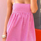 Scirocco Rotes Gingham Halter MiniKleid
