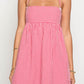 Scirocco Rotes Gingham Halter MiniKleid