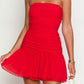 Bambalina Red Curseless Bezpośredni mini kleida