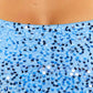 Mini-robe bleu amara avec paillettes