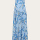 NICIA Épaule-maxikleid - bleu opulent