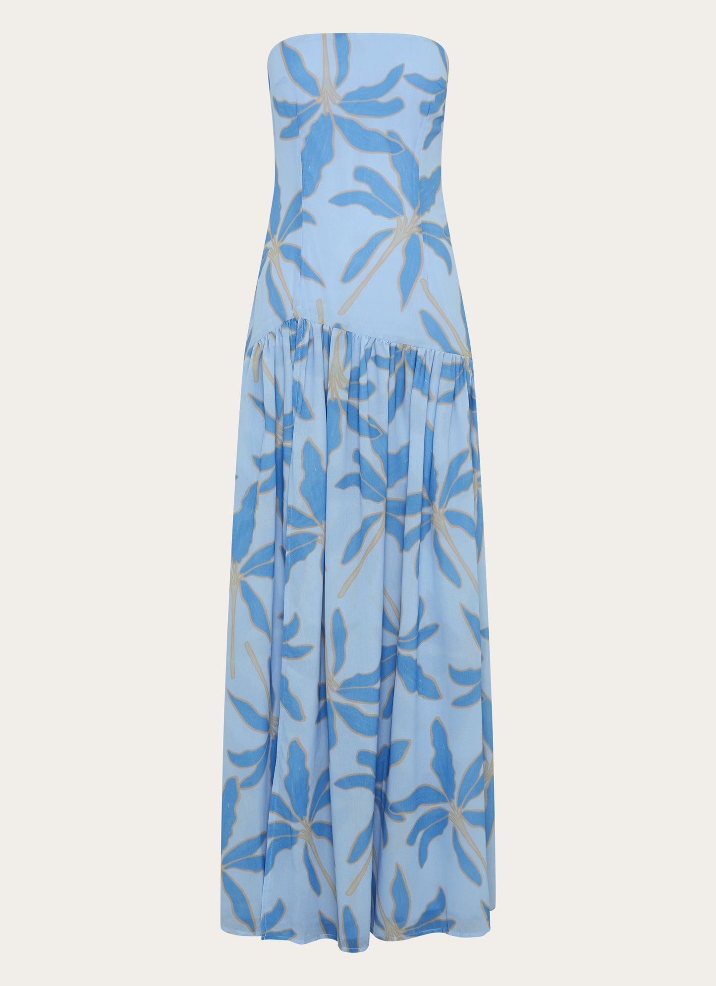 NICIA Épaule-maxikleid - bleu opulent