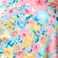 Daniella bloempatroon strapless mini jurk