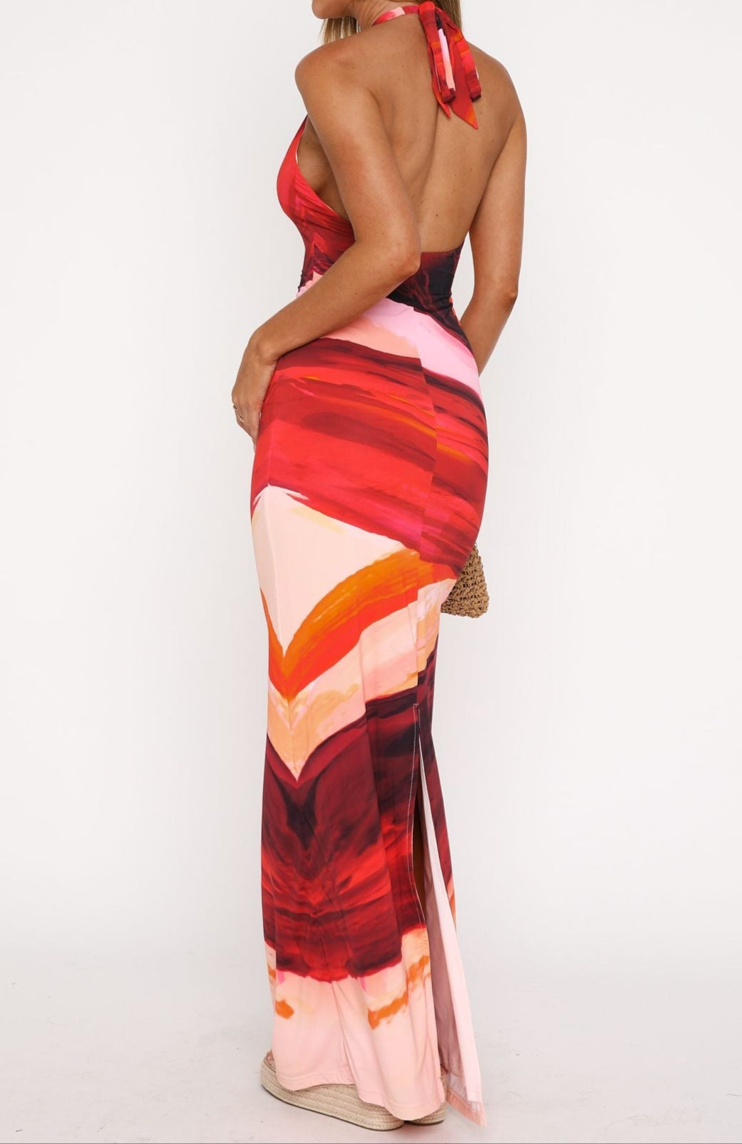 Marta Maxikleid Sunset Petal