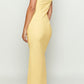 Rosina Yellow Midi -jurk