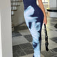 MIRANDA MAXIKLEID GRAYSCALE FLOWER MOTEM