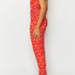 Petronilla Orange Floral Print Maxi sukienka