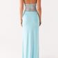 Sukienka Michele Lace Maxi - Turkus