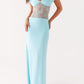 Sukienka Michele Lace Maxi - Turkus