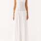 Patrizia Maxikleid mit Drop Waist - Elfenbein