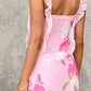 Leonora Rosa Minikleid met bloempatroon