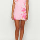Leonora Rosa Minikleid met bloempatroon