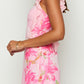 Leonora Rosa Minikleid met bloempatroon