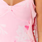 Leonora Rosa Minikleid met bloempatroon