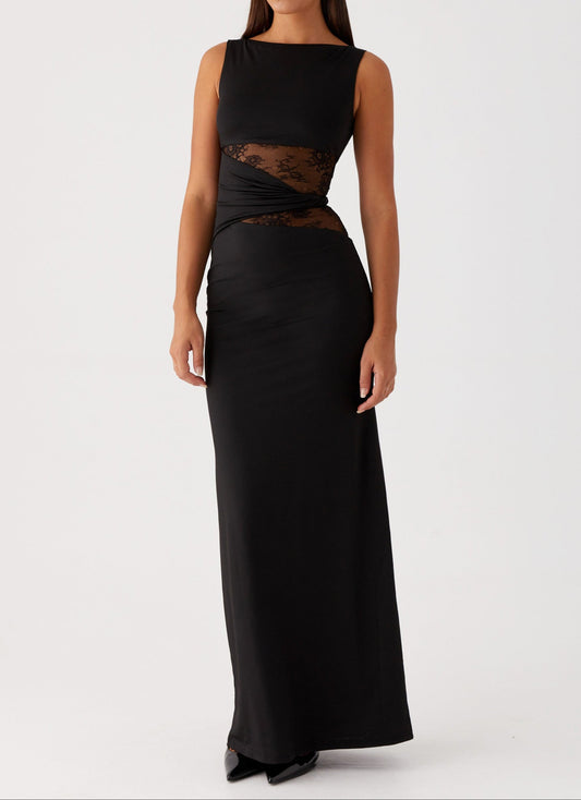 Delfina Maxikleid - zwart