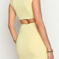 Camila Gelbes Minikleid