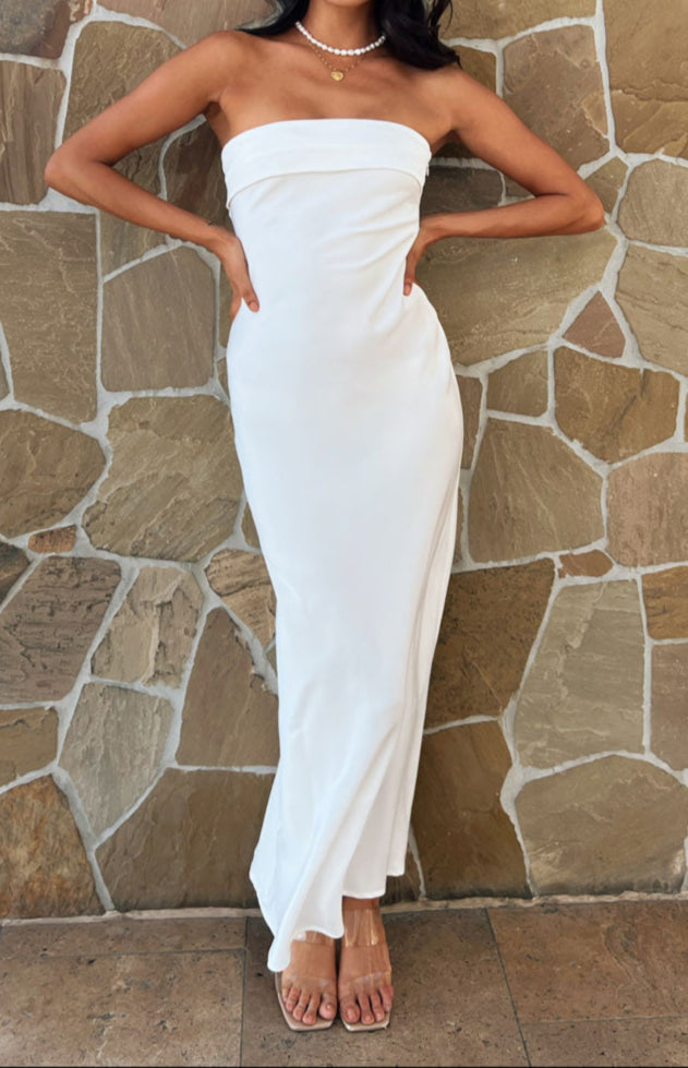 White maxi dress Giulia 