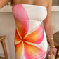Gianna White Frangipani Minikleid
