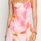 Isabella Pink Floral Kisses Minikleid