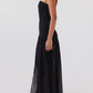 Gelsomina Strapless Maxi -jurk - zwart