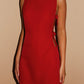 Amanda Minikleid mit Schnalle – Rot
