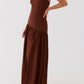 Gioconda -cursus Maxikleid - Braun