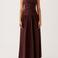 Milana Maxikleid – Braun
