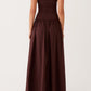 Milana Maxikleid – Braun