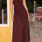 Milana Maxikleid – Braun
