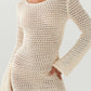 Filide Crochet Mini Dress - Ivory