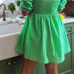 Fella groene baby pop minikleid