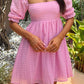 Rialta Pink Babydoll Minikleid