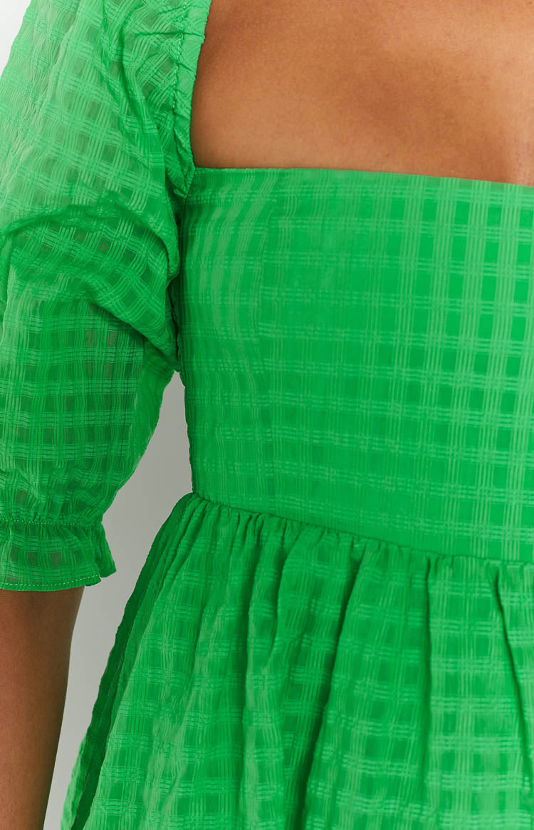 Fella groene baby pop minikleid